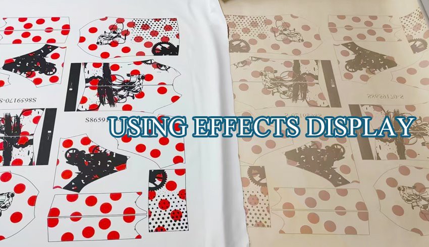 dye sublimation printing paper effect_