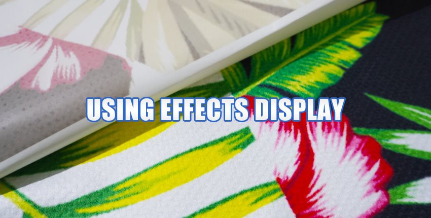 sublimation transfer paper roll using effect